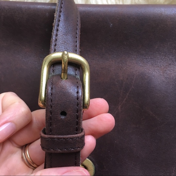 Vintage Coach Crossbody Bag 9790 Chestnut Brown - Picture 4 of 8